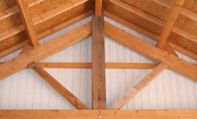 Pose de charpente traditionnelle en bois, Treignac, Menuiserie Tauron