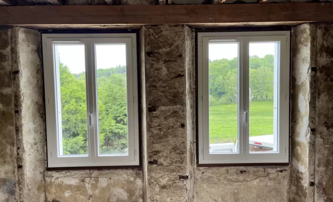 Fenêtres Pvc blanc, Treignac, Menuiserie Jean-Michel Tauron